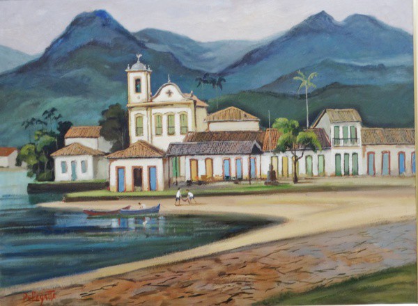 OMAR PELLEGATTA. Parati - o.s.t. - 60 x 80 cm - assinado no cie.