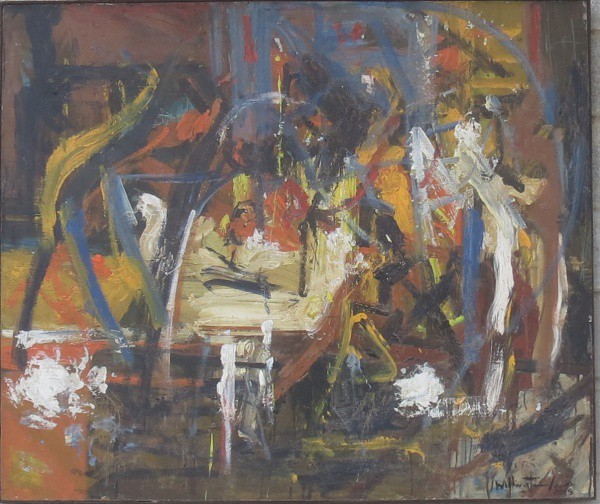Wellington Sena - Quadro óleo sobre eucatex 114x135cm - 19903