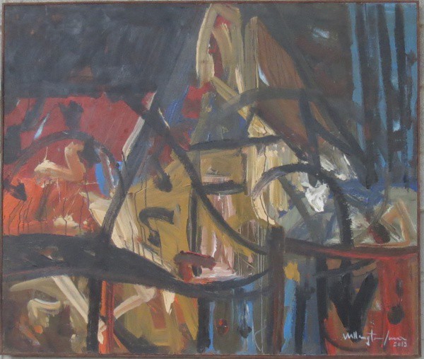 Wellington Sena - Quadro óleo sobre eucatex 114x135cm - 19902