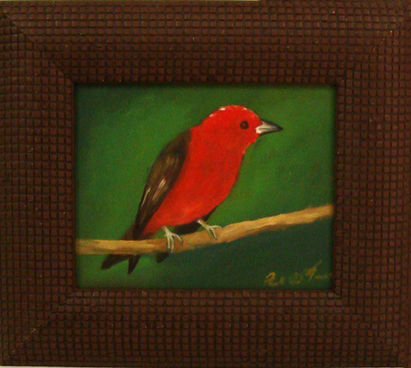 Paulo de Tarso - Quadro óleo sobre tela com moldura 20x25cm - 15535