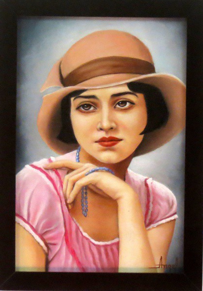 Angel Pedrosa - Quadro óleo sobre tela 20x30cm com moldura - 20130