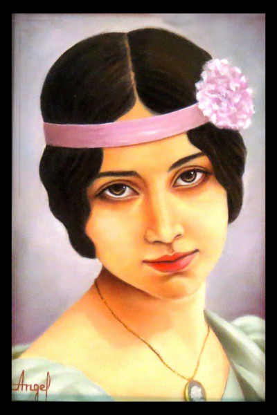 Angel Pedrosa - Quadro óleo sobre tela 20x30cm com moldura - 20129