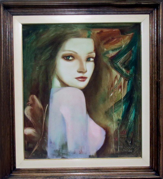 Graça Castro - Quadro óleo sobre eucatex 46x55cm - 20241