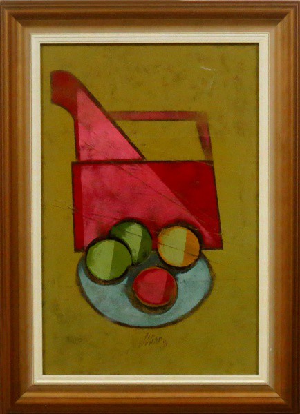 Carlos Scliar - Quadro óleo sobre eucatex 37x56cm - 18647