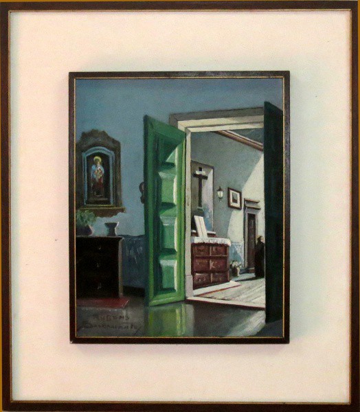 Rubens Sacramento - Quadro óleo sobre eucatex 24x30cm - 20203