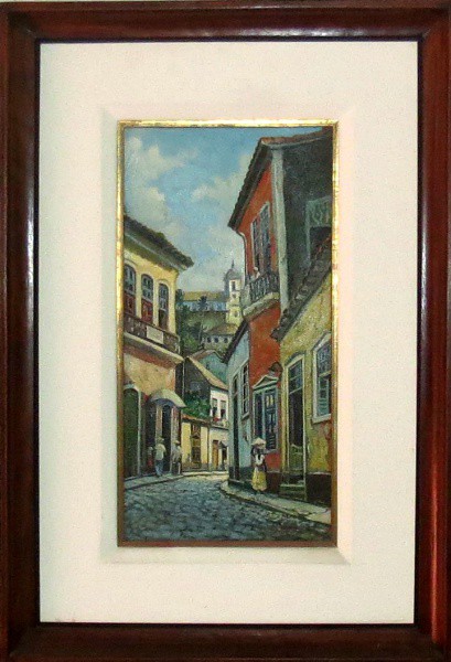 Rubens Sacramento - Quadro óleo sobre tela 20x40cm - 20204