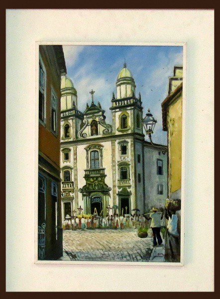 Rubens Sacramento - Quadro óleo sobre tela 36x55cm - 20208