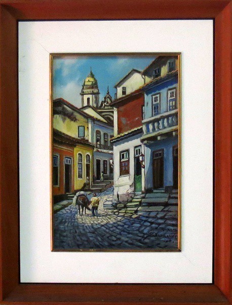 Rubens Sacramento - Quadro óleo sobre tela 28x43cm - 20211