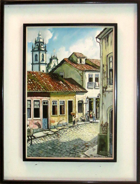 Rubens Sacramento - Quadro óleo sobre tela 38x59cm- 20215
