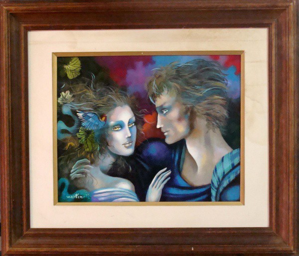 Sergio Martinolli - Quadro óleo sobre eucatex 40x50cm - 16628