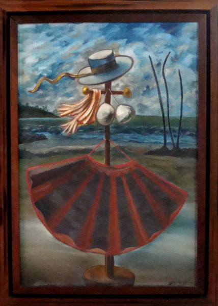 Delano - Quadro óleo sobre ela 53x78cm - 16636
