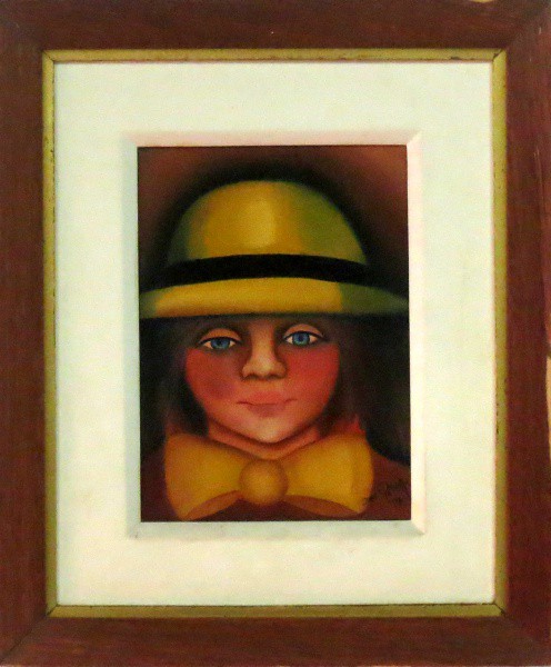 Ione Pessoa  - Quadro óleo sobre tela com moldura 15x23cm - 19047