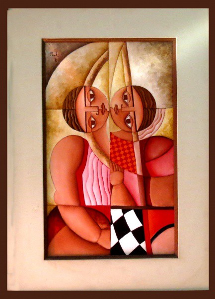Caal - Quadro óleo sobre tela 30x50cm - 19057