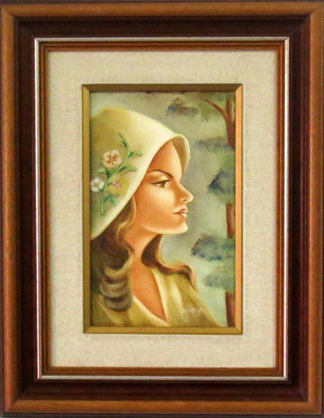 Hillalla  - Quadro óleo sobre eucatex 20x30cm - 19063