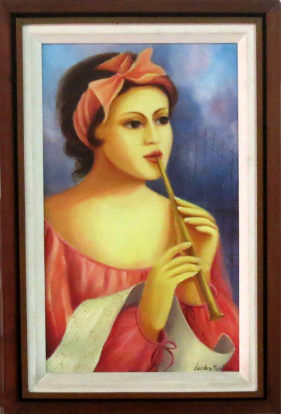 Lourdes Monteiro    - Quadro óleo sobre tela 30x50cm - 19069