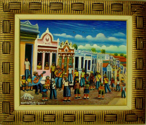 Nerival Rodrigues - Quadro òleo sobre eucatex 40x50cm - 15490