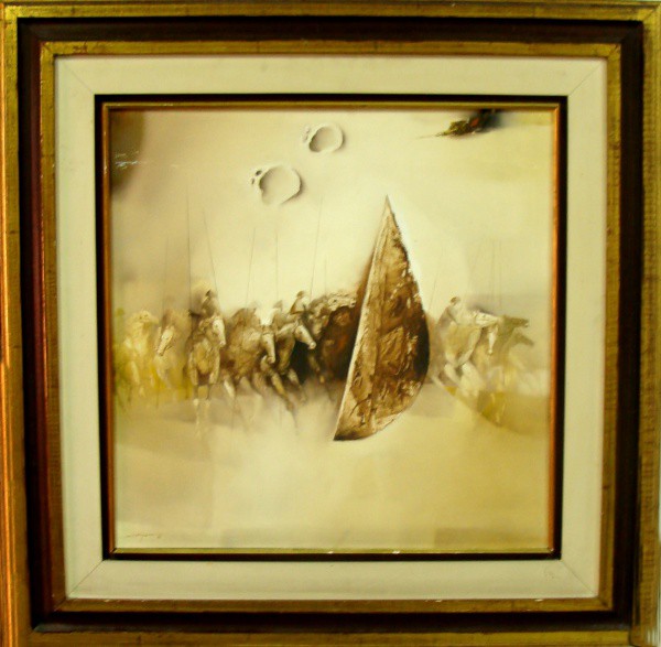 Satyro Marques - Quadro óleo sobre tela 60x60cm - 17732
