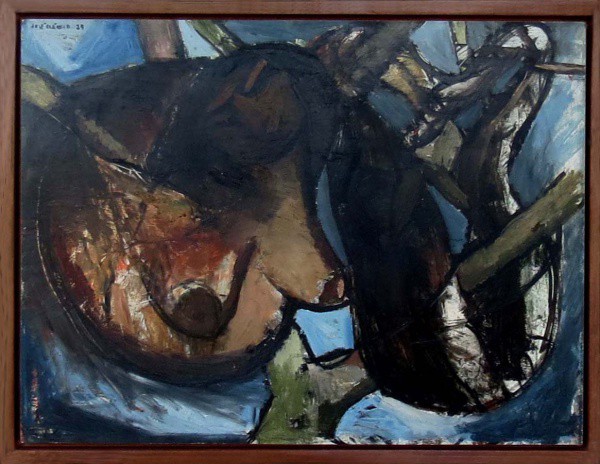 Jose Claudio - Quadro óleo sobre eucatex 60x80cm - 20384
