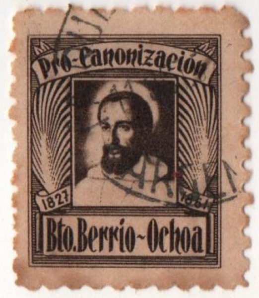 Filatelia: Cinderela Homenagem a Pró - Canonizacion Bento Berrio - Ocho I. 1827 - 1861. MBC