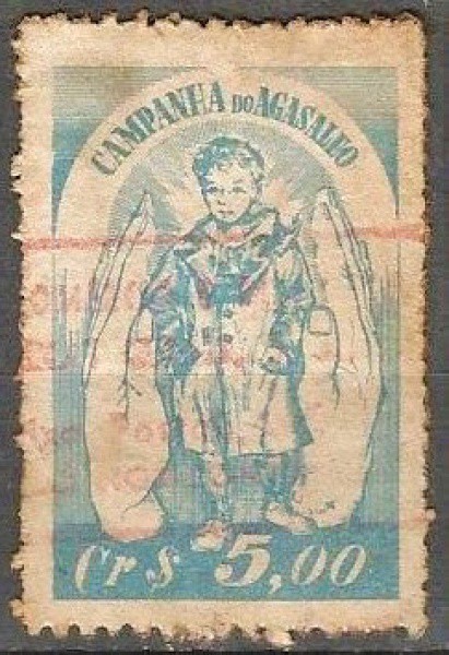 Filatelia: Antiga  Cinderela Campanha do Agasalho. MBC