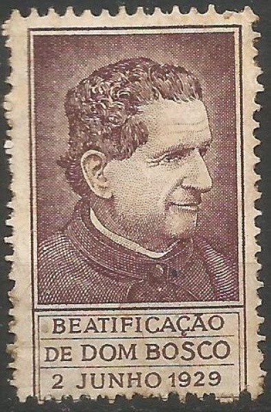Filatelia : Cinderela Beatificação de Dom Bosco. 2 junho de 1929. Excelente estado de conservação.
