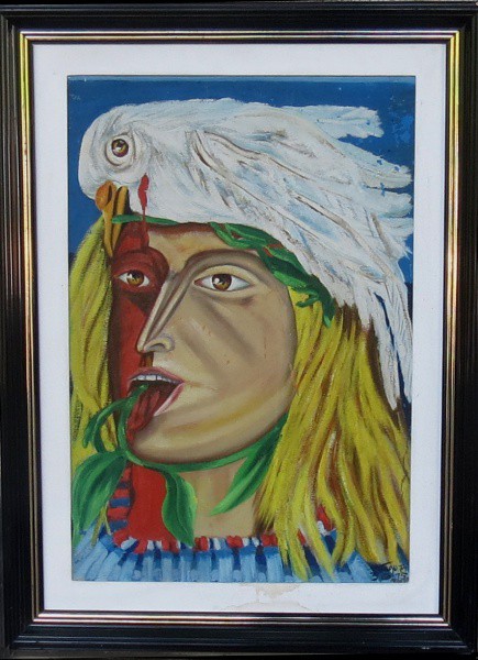 Tiago Amorim - Quadro óleo sobre eucatex 35x54cm - 19301