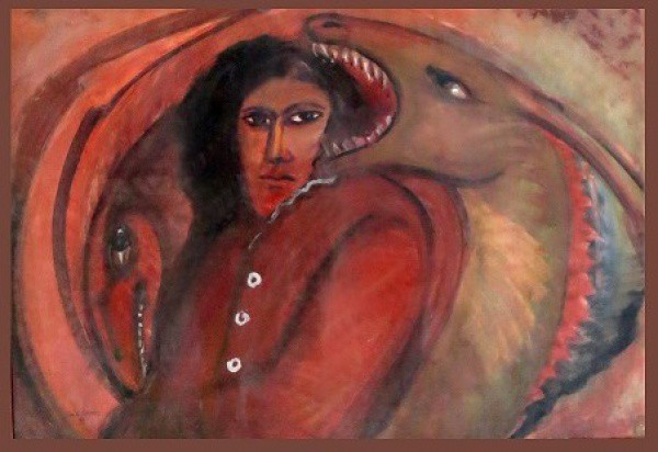 Flavio Tavares - Quadro óleo sobre papel 70x100cm - 19316
