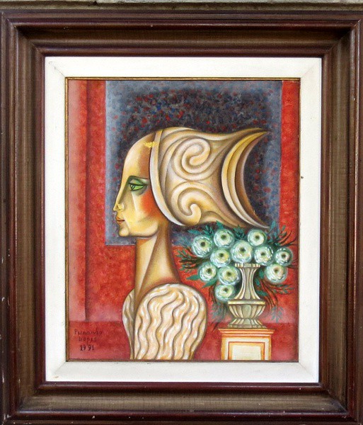 Fernando Lopes - Quadro óleo sobre tela 37x46cm - 19310