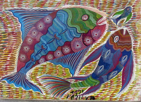 F. Da Silva - Quadro óleo sobre tela 50x70cm - 19309