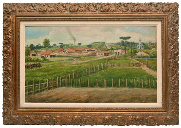 Benedito Calixto de Jesus (São Paulo, Brasil, 1853 - São Paulo, Brasil, 1927). Paisagem (Possivelmen
