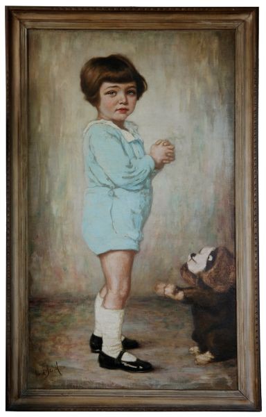 Ernst Seidl. Europa, Século XIX/XX. `Criança`. OST. 70 x 120 cm