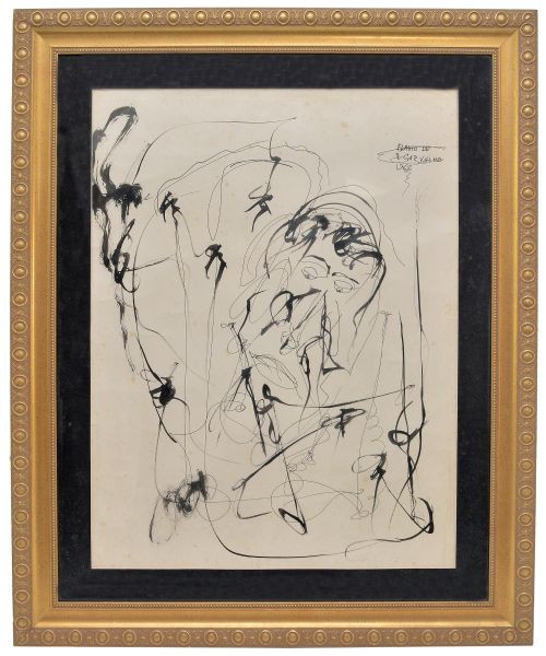 Flavio de Carvalho (Rio de Janeiro, Brasil, 1899 - São Paulo, Brasil, 1973). Sem título. Desenho, ac