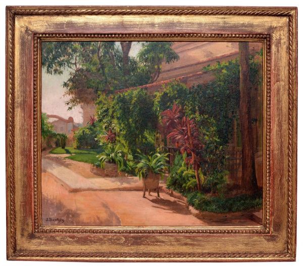 João Baptista da Costa (Rio de Janeiro, 1865  1926). Fundo de Quintal da Casa do Artista. OST. Ac