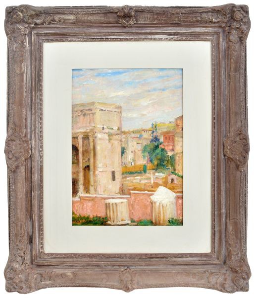 Georgina de Moura Andrade Albuquerque (Taubaté, SP, 1885 - Rio de Janeiro, 1962). `Vista da Cidade`.