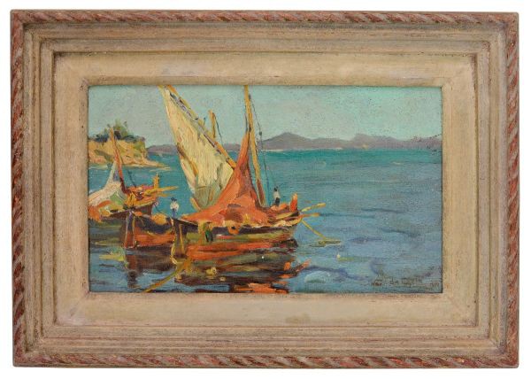 Mário Navarro da Costa (Rio de Janeiro, RJ, 1883 - Florença, Itália, 1931). Belíssima vista panorâmi