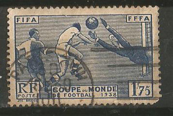 Filatelia: Selos da França Copa Do Mundo Fifa 1938. MBC
