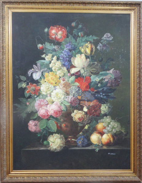 M. LADD. Escola flameca - o.s.t. - 120 x 90 cm - assinado no cid.