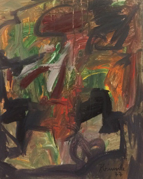 JORGE GUINLE - ost ( Abstrato ) Med: 100x80, cm
