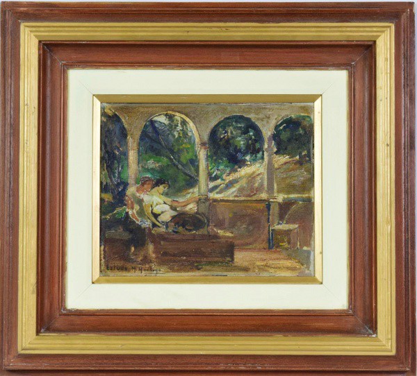 Manuel Pereira Madruga Filho. (1882: Teresópolis, RJ 1951: Rio de Janeiro, RJ), "Estudo Casal
