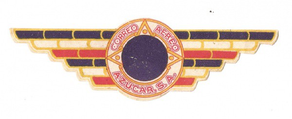 Filatelia: Cinderela de Aviação do Correo Aereo - Azucar S. A. MBC.