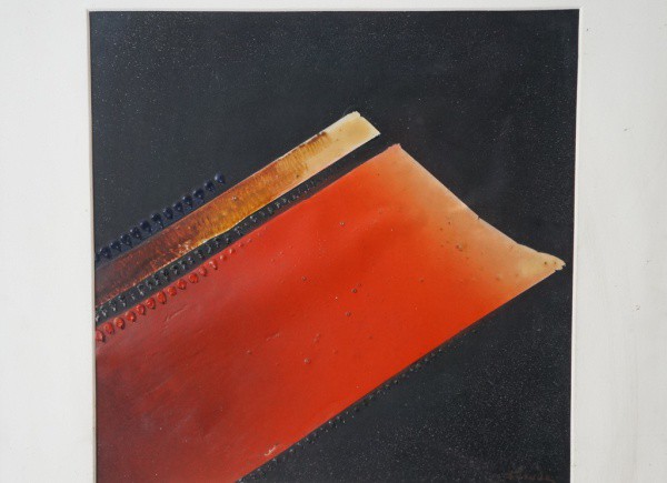FUKUDA - Abstrato, preto e vermelho - CID - 44 x 44