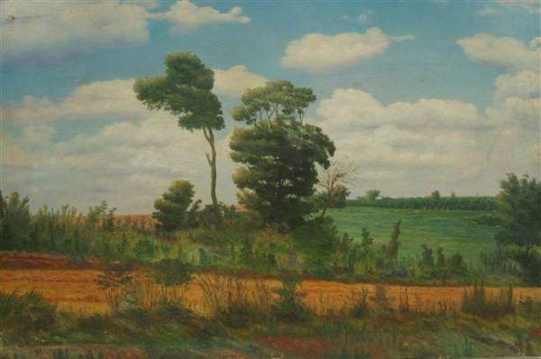 J.R SILVEIRA - Paisagem - OST/CID - dat 86 - 33 x 46 cm. ( sem moldura )
