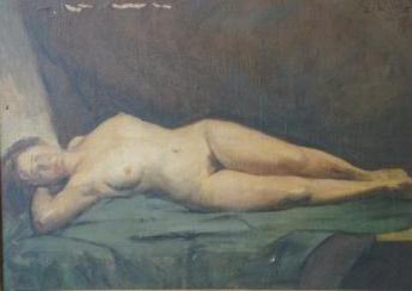 PAULO DO VALLE JR - Nu (no estado) - OST / CSD - 46 x 64 cm.