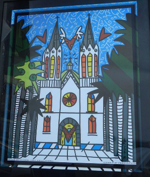 ROMERO BRITO. Catedral da Sé. Reprodução gráfica, 76 X 61cm