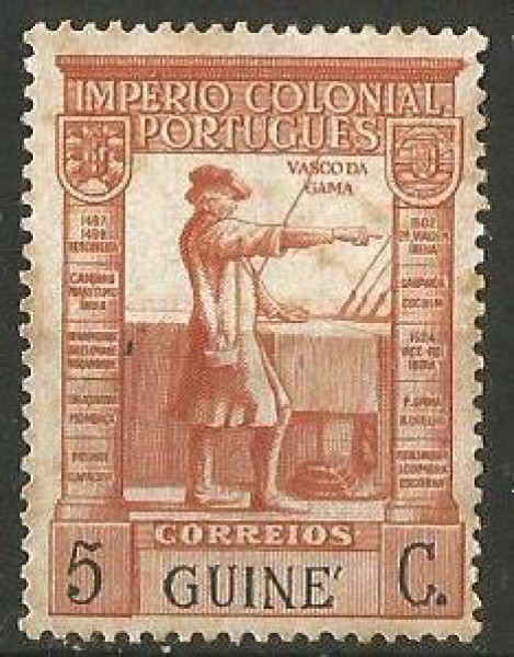 Filatelia : Selo Império Colonial Português - Guine, 1938. NOVO