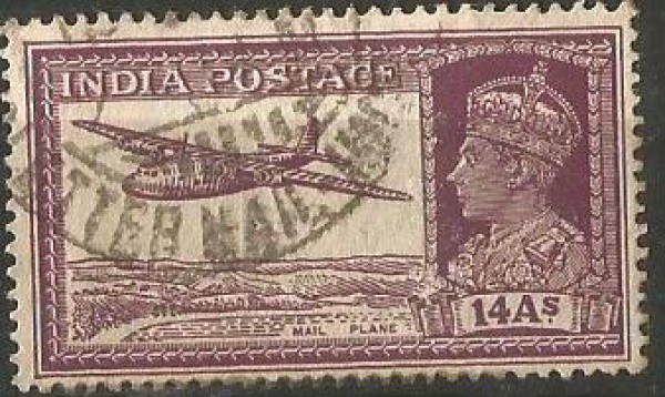 Filatelia: Selos  Índia  Britânica, 1937  - Rei George VI . MBC