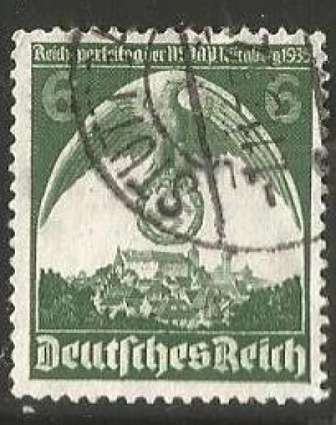 Filatelia : Selos Alemanha Nazista 1935 - Terceiro Reich. Ótimo Estado.