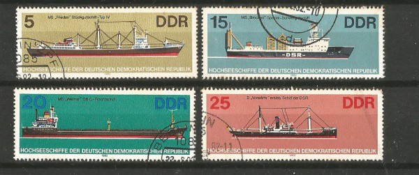 Filatelia : Selos (4) Alemanha - Temática Navios. NOVOS