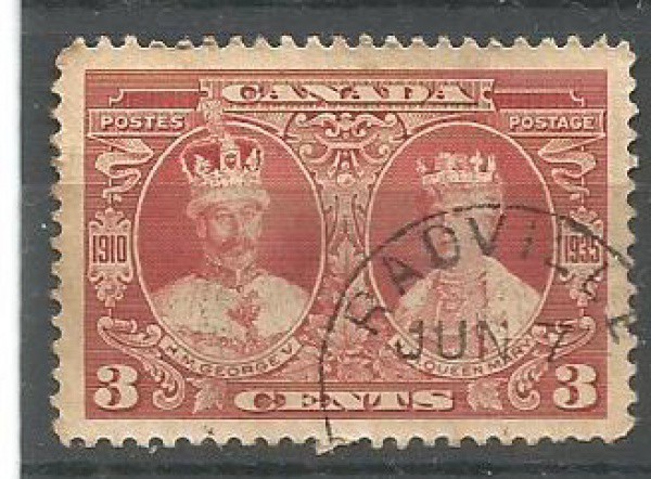 Filatelia : selos Clássico Canada , 1935. MBC
