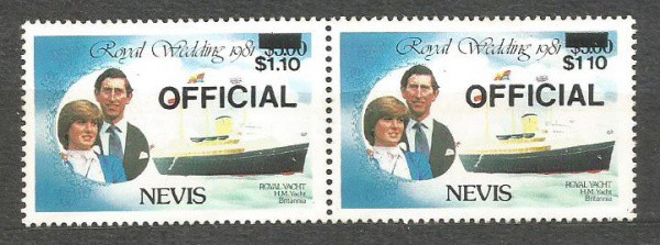 Filatelia : Duplas de selos Comemorativos Britânicos 1981. MINT
